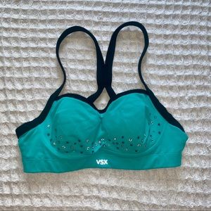 Victoria’s Secret 32B Sports Bra with rhinestones